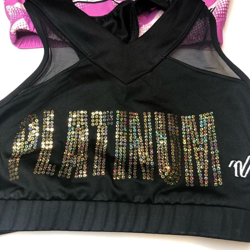Varsity Spirit Platinum sports bras set of 2 - Picture 2 of 10